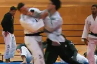 Judoka verliest partij en besluit tegenstander daarna maar het ziekenhuis in te stompen