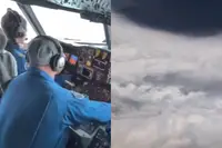 NOAA-piloten vliegen dwars door categorie 5-orkaan Polo en belanden in gigantisch ‘stadion’