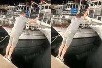 Nee-hee! Hang daar nou niet aan!