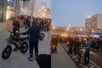 Stille tocht voor overleden Alfredo Goeloe na fatbike-incident eindigt met stenen en vuurwerk richting ME