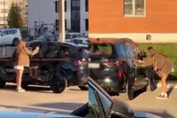 Vrouw is klaar met ex die geen alimentatie betaalt en gebruikt zijn BMW als boodschappenbord