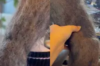 Vrouw haar borstel was zoek, dit is waarom iedereen haar zo dapper vindt