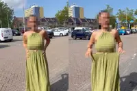 Dame maakt in Purmerend video over jurk en iedereen valt hetzelfde op