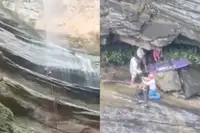 Twee toeristen storten van rotswand tijdens abseilen bij Thaise waterval en raken zwaargewond