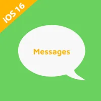 iOS 16 message