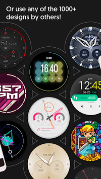 Watch Face - Pujie Black for Wear OS and Tizen
