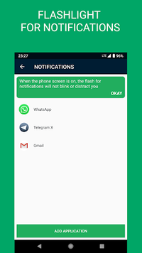 Flash Alert On Call & SMS