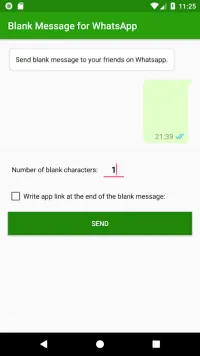 Blank Message for WhatsApp: WhatsBlank