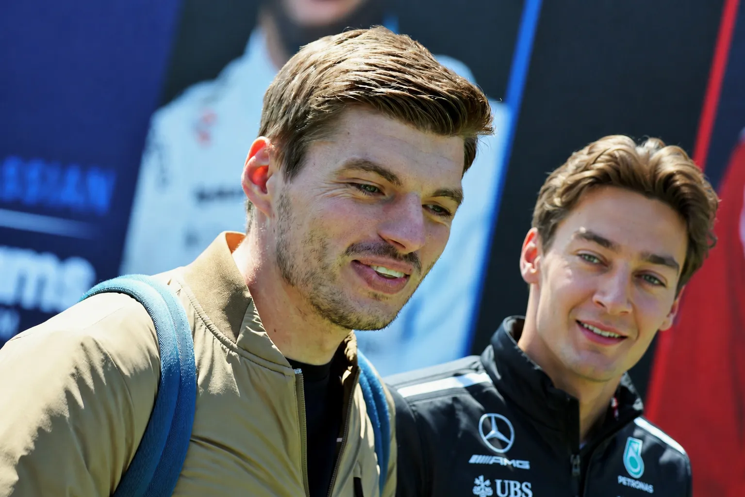 Verstappen niet happig op Russell als GT-teamgenoot: ‘Zijn focus ligt op F1’