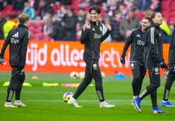 Japans viertal loopt stage bij Ajax; ontmoeting met landgenoten Itakura en Tomiyasu