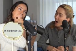Monica Geuze laat compleet lichaamsdeel in mond verdwijnen (VIDEO)
