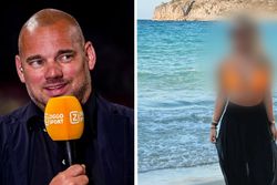 Wesley Sneijder (40) vermaakt zich met deze 23-jarige blondine (FOTO)