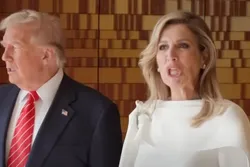 Koningin Máxima maakt Donald Trump belachelijk in bijzijn en gaat wereldwijd viraal