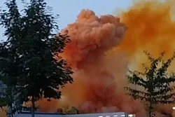 Mogelijk opzet bij giftige oranje wolken bij FrieslandCampina-fabriek in Borculo