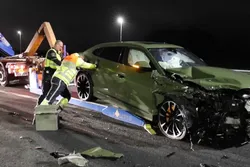 Voormalig voetballer Nederlands elftal betrokken bij heftig auto ongeluk met Lamborghini