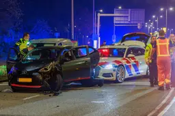 Achtervolging politie a6