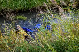 Motorrijder in sloot Mijnsheerenland