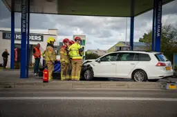 ongeluk tankstation