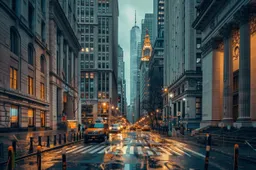 wall street beurs bank