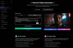 Veo 3 interface