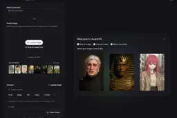 Character AI interface
