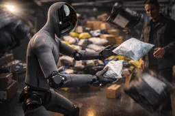 Deze robot sortreert razendsnel pakketjes