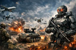 Hoe AI het slagveld verandert de opkomst van robotoorlog