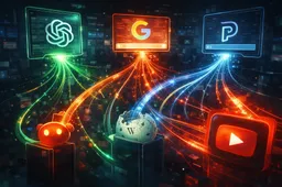 AI heeft verrassende bronvoorkeur YouTube, Reddit en Wikipedia domineren