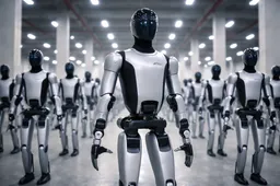 Chinese fabriek maakt elke 30 minuten een nieuwe robot