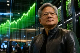 Nvidia bereikt recordwaarde AI draait op chips en hardware, niet alleen op modellen