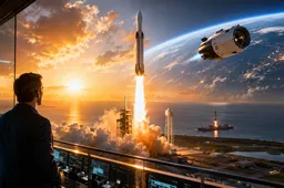 Grok voorspelt SpaceX kan 5 biljoen dollar waard worden na Starfall-missie