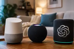 Google Home, Siri en ChatGPT strijden om de plek in je woonkamer