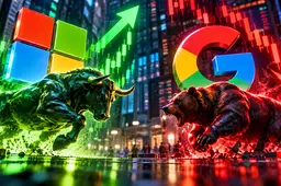 AI-aandelen Microsoft stijgt nabeurs, Alphabet daalt na kwartaalcijfers