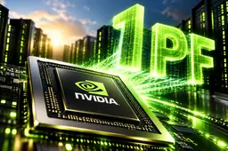 Nvidia belooft maximaal één petaflop AI-rekenkracht