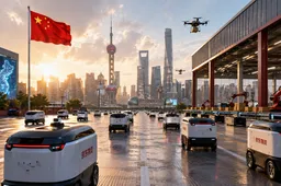 JD.com-oprichter waarschuwt robots vervangen uiteindelijk 700.000 bezorgers