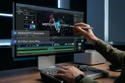 Apple Creator Studio Update Adds MotionVFX and Artificial Intelligence Features