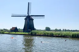 Zwem langs de klassieke molens tijdens Open Water Alkmaar kopie