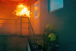 brand brandweer wedstrijd