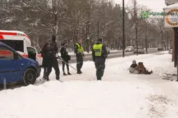 Vilkšunis vyrą puolė prie kebabinės (VIDEO)