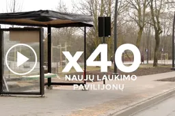 Naujos autobusų stotelės mieste – su „Alytus – Myliu“ ženklu