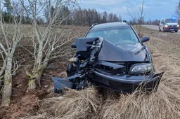 Girtas vairuotojas Alytaus rajone nuvažiavo nuo kelio