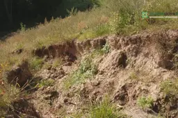 Šalia naujojo tilto Alytuje esantis šlaitas vėl „čiuožia"