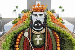 Netoli Alytaus - rekordinis karaliaus Mindaugo atvaizdas