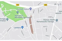 Eismas stabdomas rekonstruojamoje Geležinkelio g.