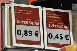 Elektroninių etikečių spindesys ir skurdas