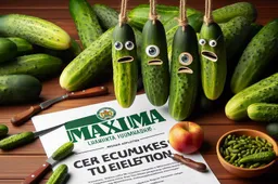 Ar agurkai gali būti susieti su rinkimais? ️VRK ėmėsi tirti “Maximos” akciją su Kėdainių agurkais