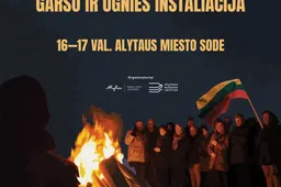 Sausio 12-13 d. renginiai Alytuje: Degantys laužai ir „Pergalės šviesa“