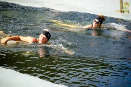 Lediniame Dailidės plaukime jauniausia buvo Vanesa, tarp moterų laimėjo Rimutė, tarp vyrų – Laimis