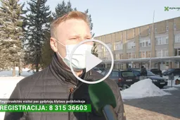 Alytaus poliklinika jau pradeda dirbti ikipandeminiu režimu