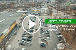 Veiklą Alytuje atnaujino ne maisto prekių parduotuvės